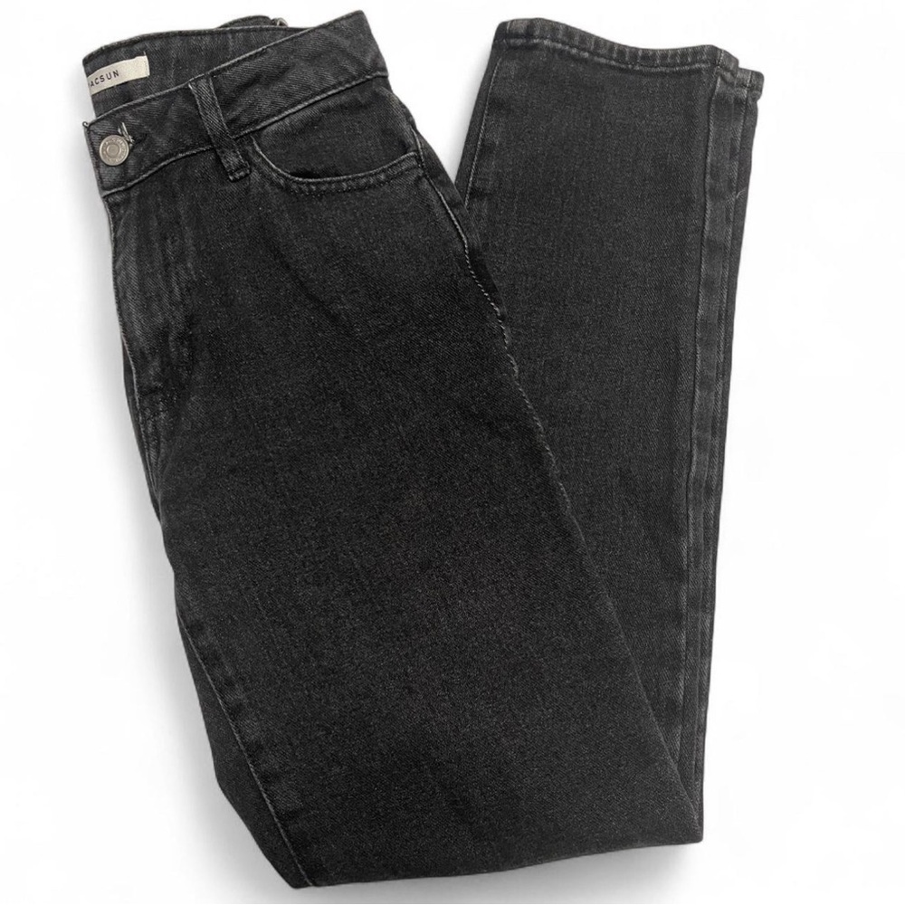 Pacsun Pants Womens 25 Black Denim Jeans Mom‎ Pockets Preppy Ladies 25X27